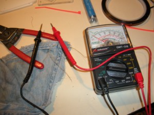 Learning to use a multimeter...